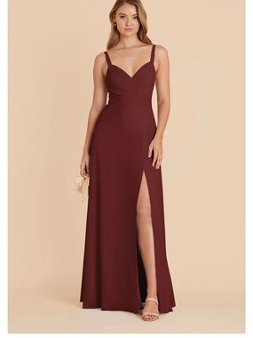 Birdy Grey Cabernet Maxi Dress with Side Slit
